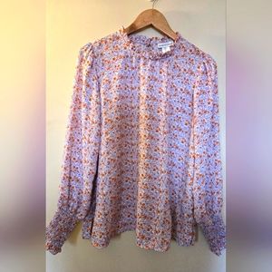 Cupcakes and Cashmere Floral Long-sleeve Blouse